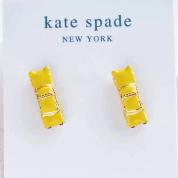 Kate Spade Ma Cherie taxi! stud earrings - Picture 3 of 7